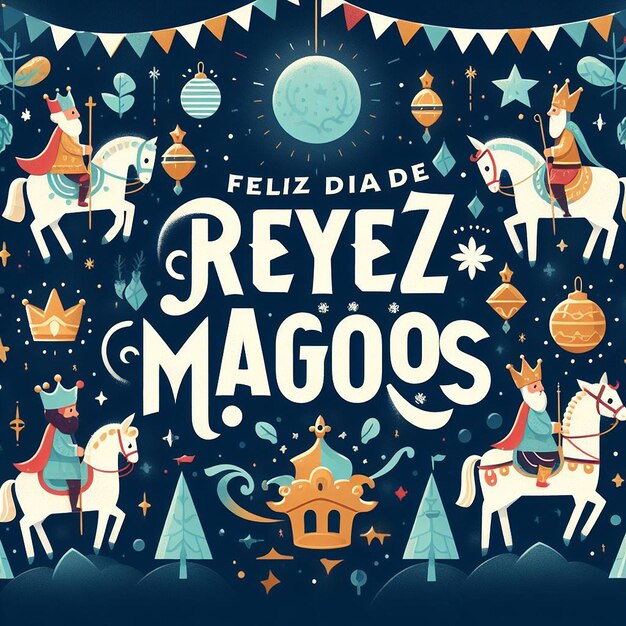 Entwurf für Feliz Dia de Reyes Magos