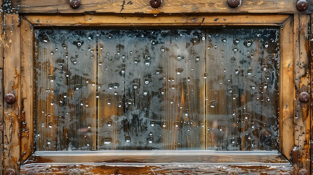 Entwurf von Holzrahmenfenstern für Regen