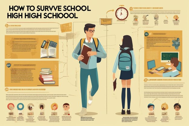 Entwurf von Infografik-Schulvorlagen