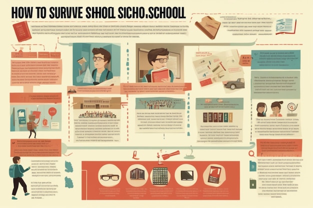 Entwurf von Infografik-Schulvorlagen