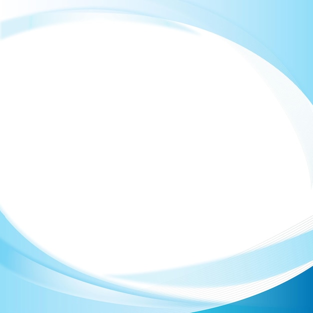 Entwurfselement der Blauen Kurvenrahmenvorlage