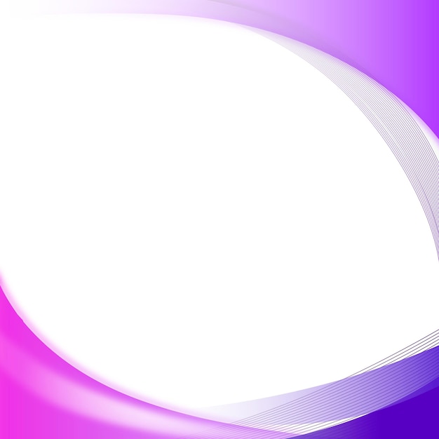 Entwurfselement der violetten Kurvenrahmenvorlage