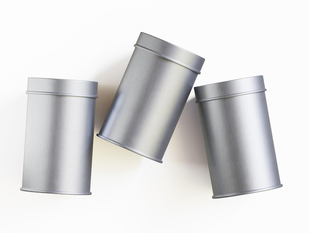 Envases de té enlatado latas de té para té suelto lata de té metálica lata de té redonda lata de lata con tapa lata