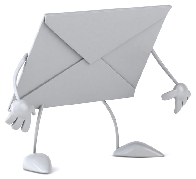Envelope de personagem de e-mail