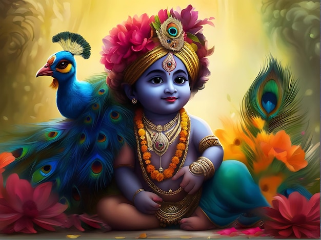 Envie desejos sinceros de Janmashtami a todos os seus entes queridos Jai shri Krishna