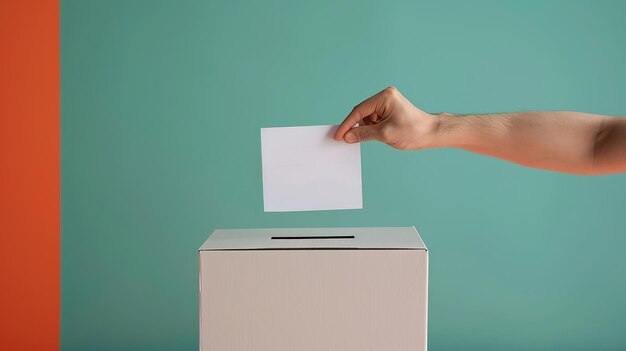 Envío de un formulario de inscripción en una urna de votación