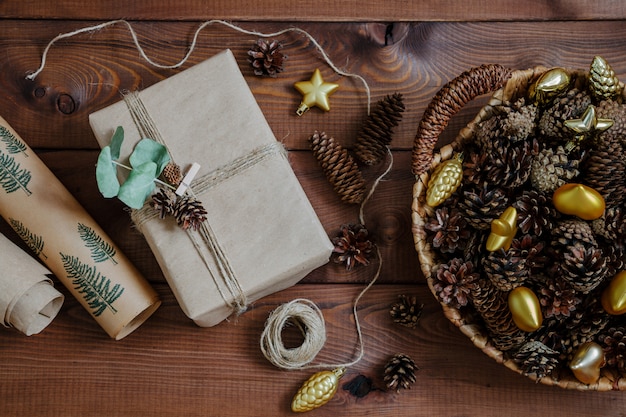 Envoltura de regalos de navidad