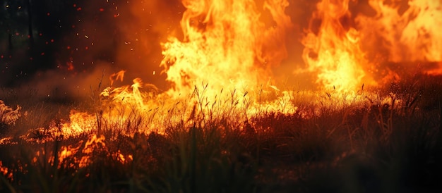 Envolvidos em chamas Incêndios florestais