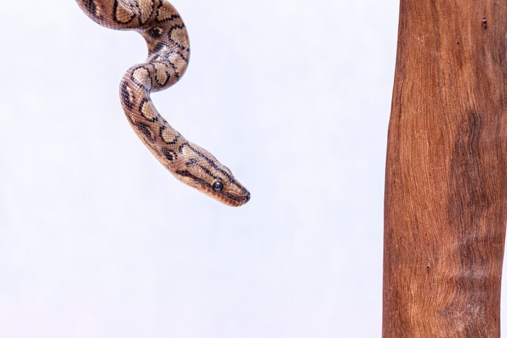 Foto epicrates cenchria es una especie de boa endémica de américa central y del sur. los nombres comunes incluyen la boa arcoiris y la boa esbelta