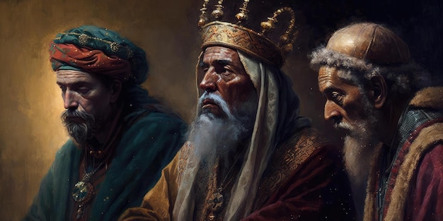 Epiphany wird von den bezaubernden Heiligen Drei Königen gefeiert