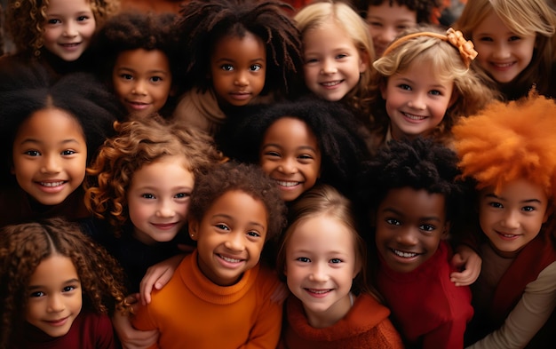 Equidade de diversidade e conceito de inclusão para crianças