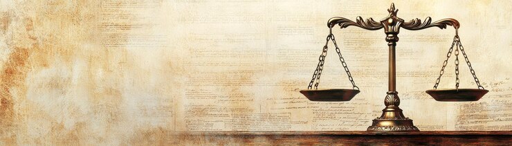 Equilibrar las escalas de derechos de la justicia en los documentos legales Fondo con espacio de copia para el texto