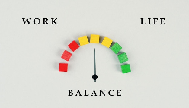 Equilibrio entre la vida laboral y la vida personal prevenir el agotamiento concepto de estilo de vida estrategia contra el estrés