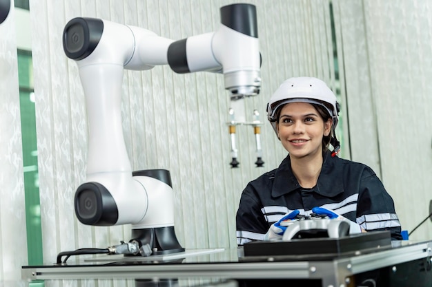 Equipa de engenheiras praticando manutenção Cuidando e praticando manutenção