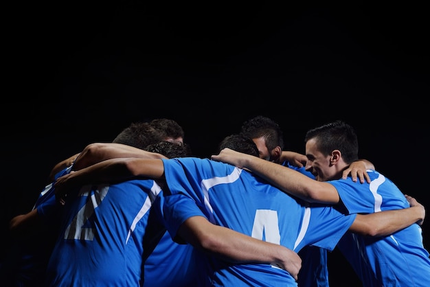 Equipa de jogadores de futebol