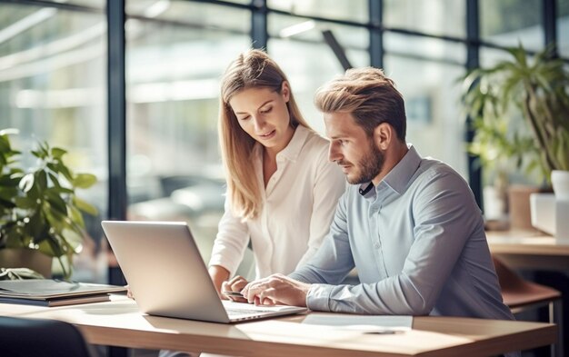 Equipa de Negócios Multirracial Trabalhando com a Tecnologia