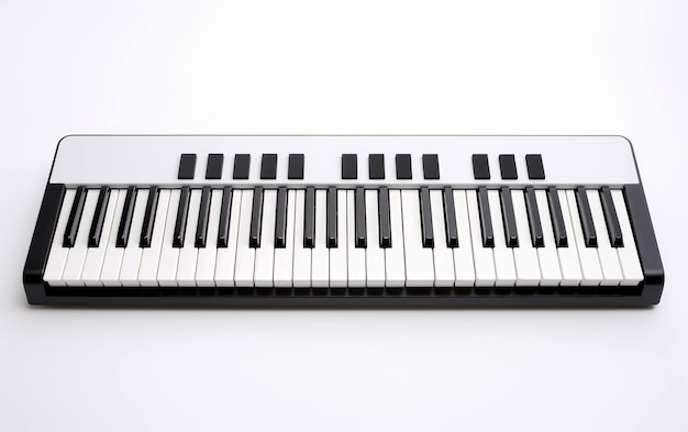 Equipamento de controle de música em fundo branco