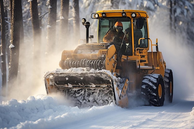 Equipamento de planeamento a frio em funcionamento