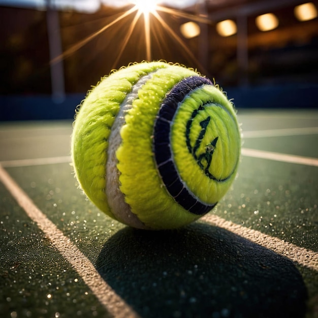 Foto equipamento desportivo de bola de ténis artigos desportivos