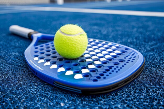 Equipamento e campo de paddle ou paddle tennis