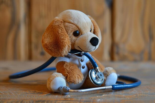 Equipamento médico de brinquedo para cachorros medicina pediatria generativa Ai