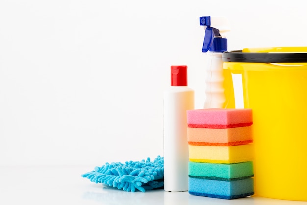 Foto equipamento sanitário com espaço para texto