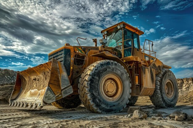 Equipamentos potentes para trabalhos de terra em locais de construção