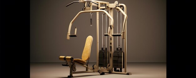 Equipamiento de gimnasio en primer plano