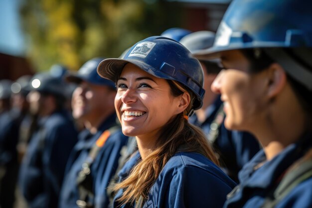 Equipe de construtores trabalhando no canteiro de obras Dia do Trabalho e importância dos trabalhadores