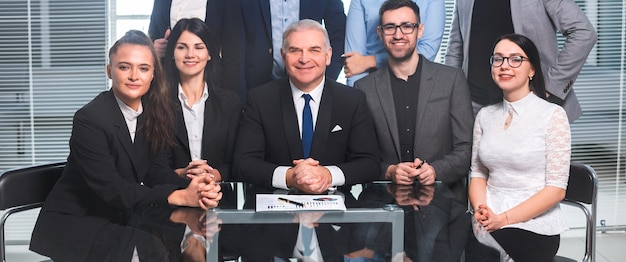 equipe de negócios de sucesso no escritório