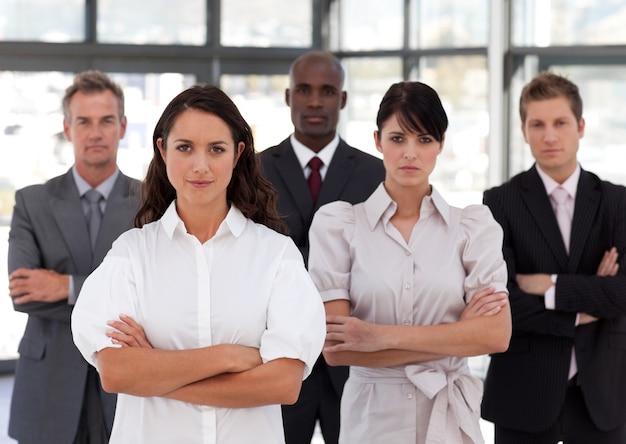 Foto equipe de negócios em um escritório