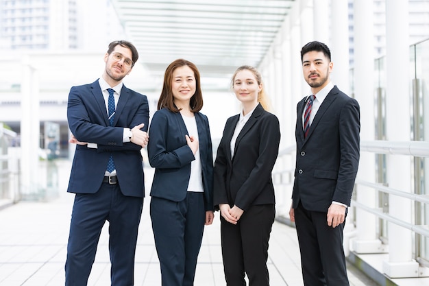 Equipe de negócios internacionais