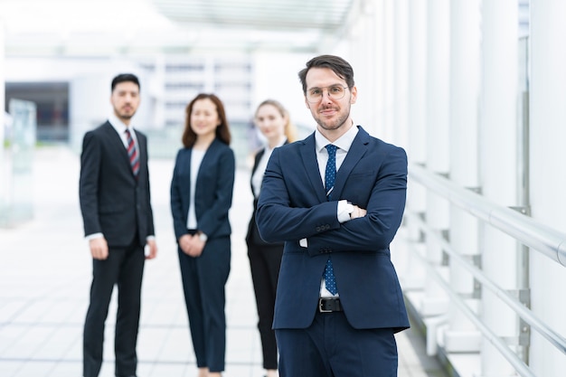 Equipe de negócios internacionais