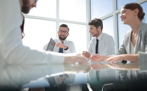 Equipe de negócios no local de trabalho