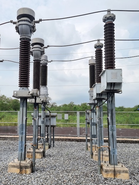 Foto equipo de alto voltaje para patio de distribución de 115kv, como transformador de voltaje y transformador de corriente