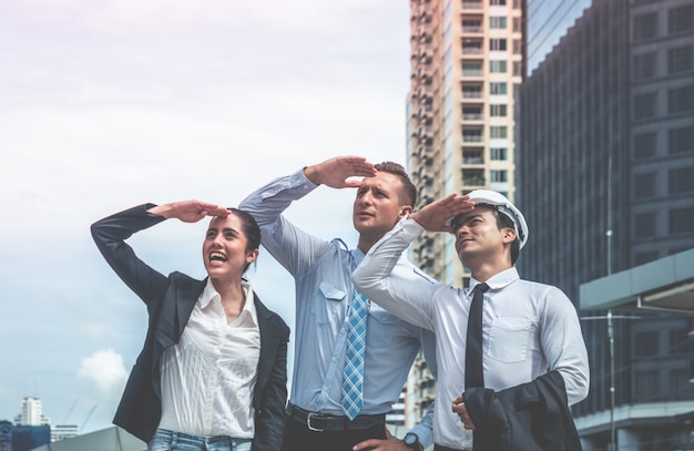 Equipo de construcción de negocios