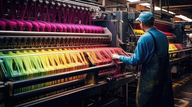 Foto equipo para fábricas textiles