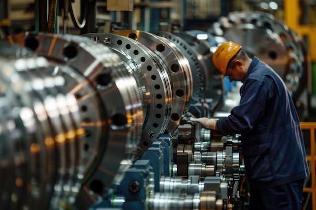 Equipo de ingenieros de la planta de trabajadores industriales que colaboran en la maquinaria mientras inspeccionan la electrónica