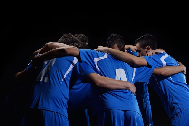 equipo de jugadores de fútbol