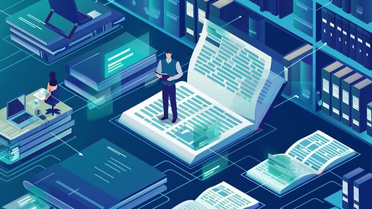 Foto un equipo jurídico que revisa los contratos utilizando herramientas y programas informáticos digitales