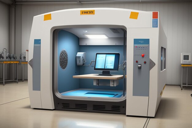 Foto equipo médico hospitalario máquina de resonancia magnética que controla la enfermedad del paciente equipo de prueba de uci fondo de pantalla