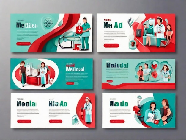Equipo médico Médico cirujano enfermera asistente y abrigo de EPI Personajes de dibujos animados Vector