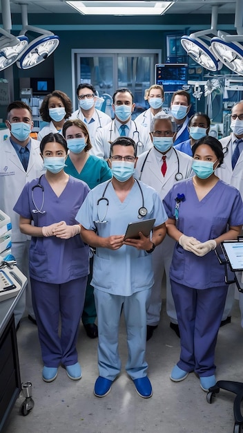 Equipo de médicos