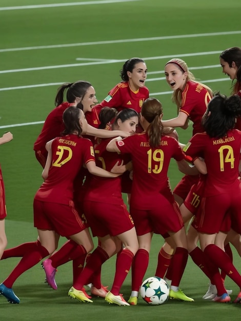 el equipo nacional de fútbol femenino español