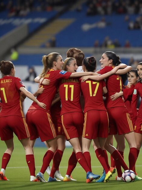 el equipo nacional de fútbol femenino español