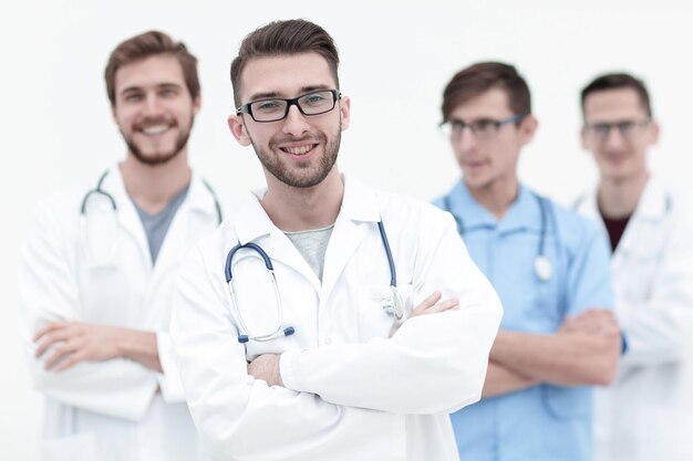 Equipo de profesionales médicos