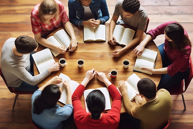 Foto equipo de reunión de la oficina del grupo empresarial