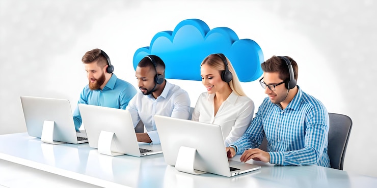 Foto equipo de soporte informático con capacidad 3d aip que utiliza herramientas avanzadas para soluciones rentables impulsadas por la tecnología