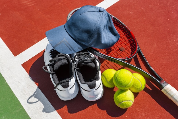 Foto equipo de tenis