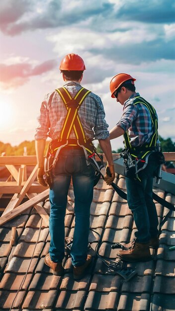 Equipo de trabajo en altura